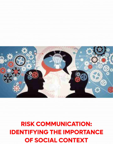 Risk communication: Identifying the importance of social context